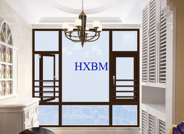 Современный дизайн алюминиевое одетое деревянное Windows дома подгонял цвет опционный для рынка ОАЭ